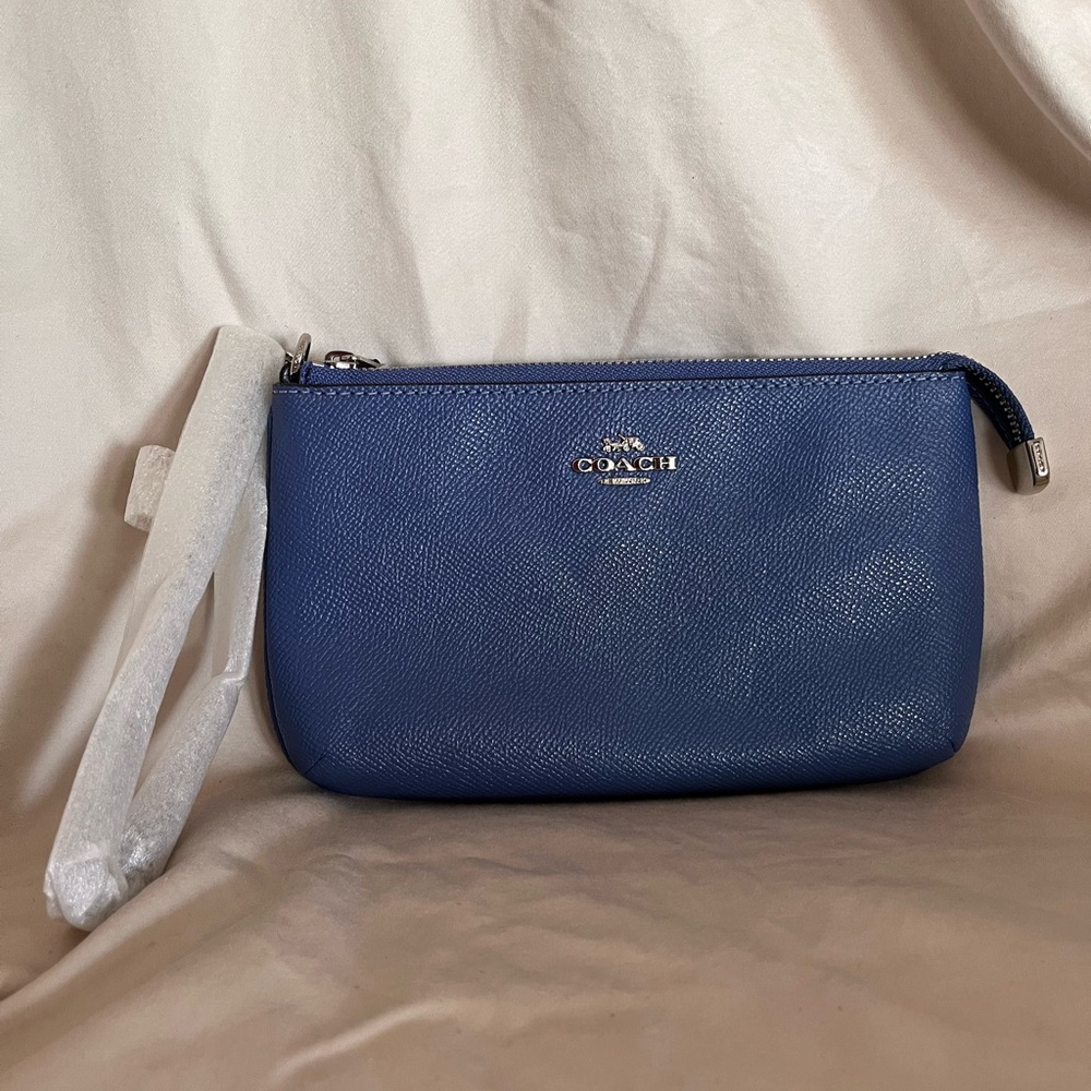 Coach Signature Leather Large Wristlet